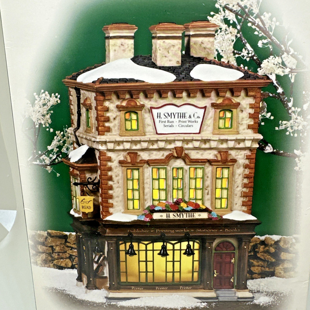 Dept 56 Dickens Village #58739 H.Smythe PUBLISHER Building